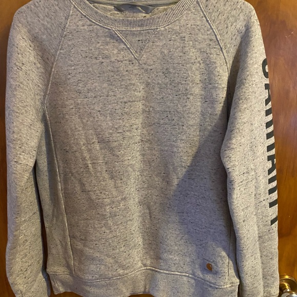 Like new woman’s grey Carhartt sweatshirt small - Picture 3 of 3